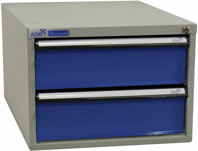 Schubladenbox Schubladenschrank Schubladencontainer mit 2-4 Schubladen 300mm - ADB