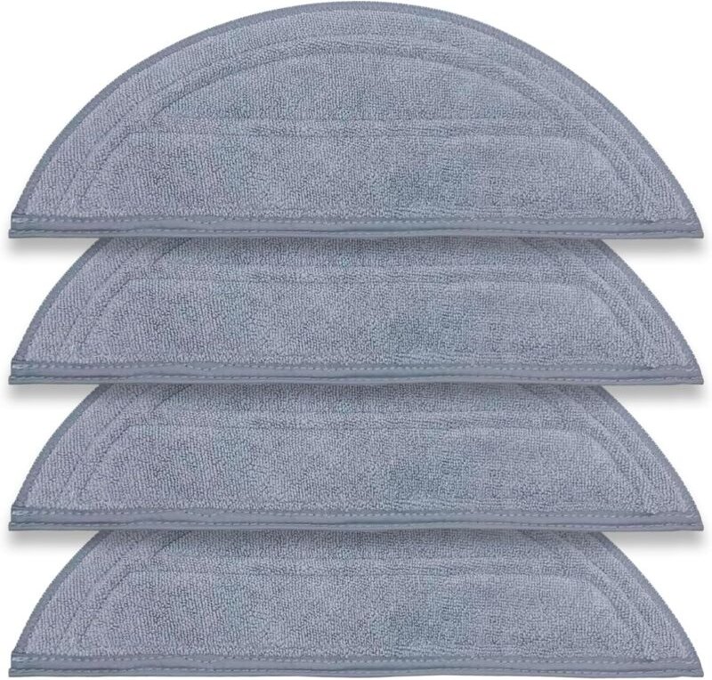 4er-Pack waschbare Mikrofasertücher für den Roborock Saros 10 Roboterstaubsauger. Einfacher Austausch für eine effizient...