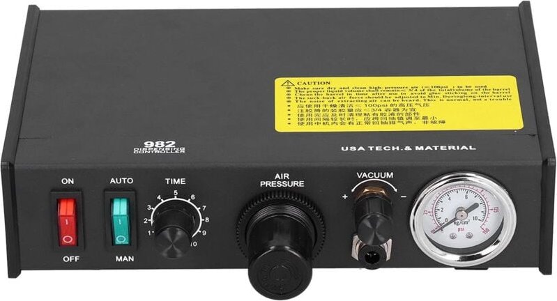 Ej.life - Halbautomatische Kleberspendermaschine Aluminiumlegierung SPZDJ982A Lötpasten-Steuergerät mit 0,01 Ml Mindestt...