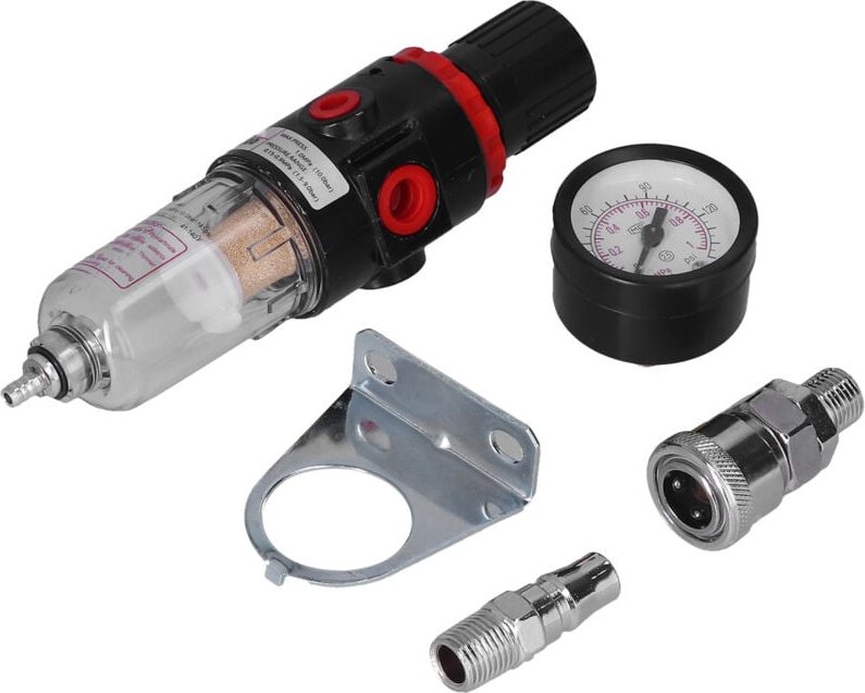 Thumbnail - 1/4 -Zoll -Luftkompressor -Feuchtigkeitsfilter -Wasseröl -Separatorregler mit Gesprächsmesser - Eosnow