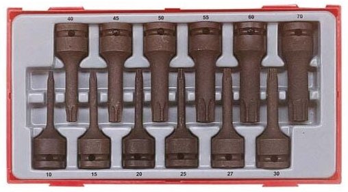 Tengtools - Steckschlüssel-Steckschlüssel-Satz, 1/2 TT9212TX 12 Stück 128130101