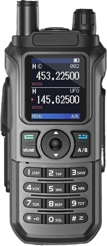 Kabelloses Walkie-Talkie, Kopierfrequenz, 16 km Reichweite, wasserdichte Taschenlampe, Typ-C-Ladegerät, UV 5R Amateurfun...