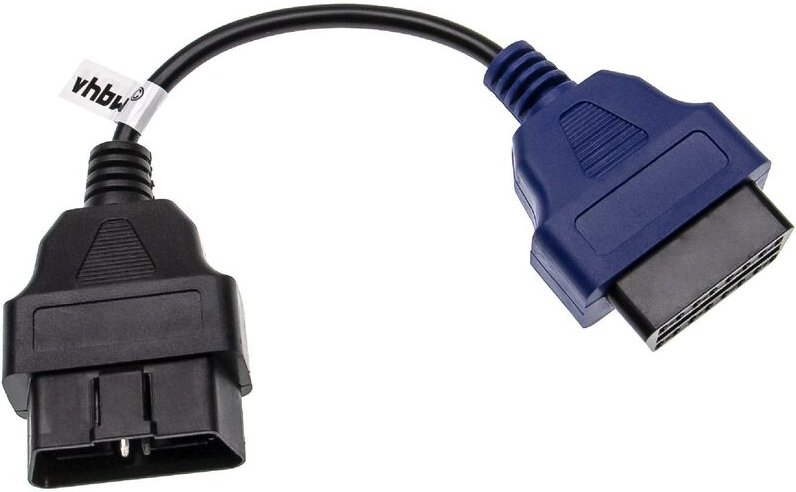 Vhbw - OBD2 Adapter A5 16Pin-OBD1 auf OBD2 kompatibel mit Fiat, Alfa Romeo, Lancia, Polonez Auto
