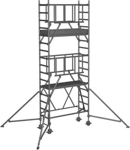 Zarges Klappgerüst S-PLUS 2T doppelte Plattformbreite 5,70m AH