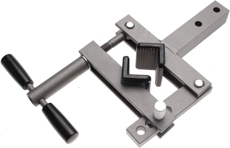 Schraubstock-Klemmvorrichtung für Federbeine