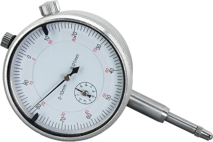 Fervi - messuhr spur 0-10 mm messgerät messbereich 0,01 mm C023