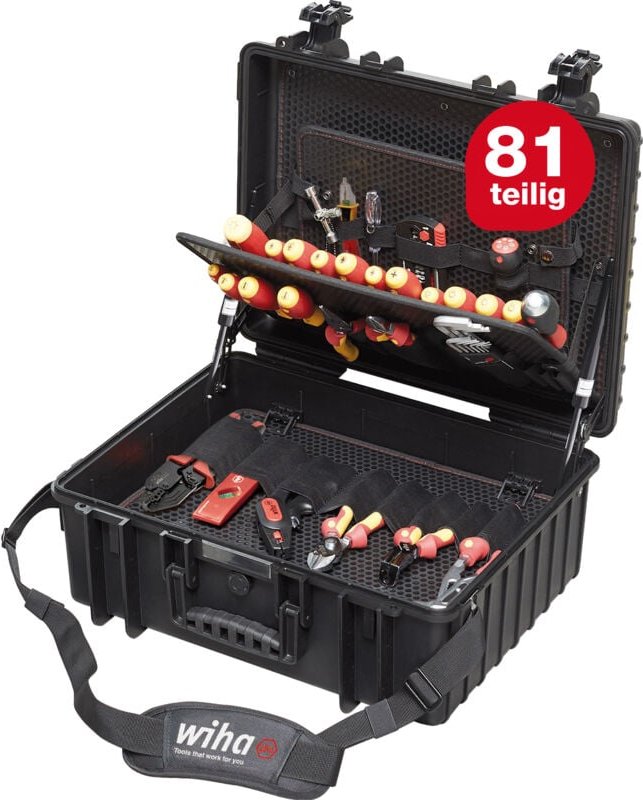 Thumbnail - Wiha Werkzeug Set Elektriker Competence xl, gemischt 81-tlg. in Werkzeugkoffer i