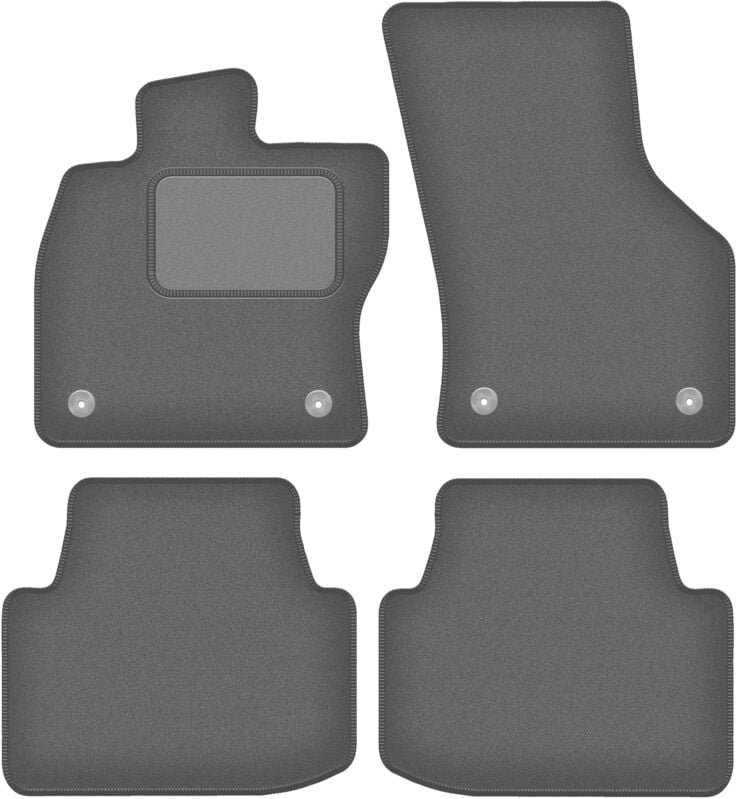 Graphit-Fußmatten für: Volkswagen Passat B8 FL Kombi, Limousine (2019-)