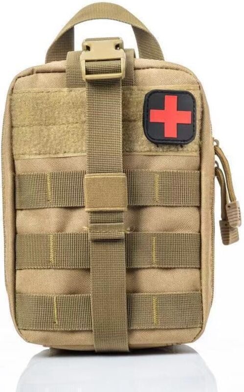 Thumbnail - Erste-Hilfe-Set, Survival-Kit, Erste-Hilfe-Tasche, Notfall-Medizintasche für Camping, Arbeitsplatz (leer),