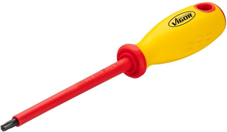 VIGOR VDE T Schraubendreher, Innen TORX Profil, SW T20
