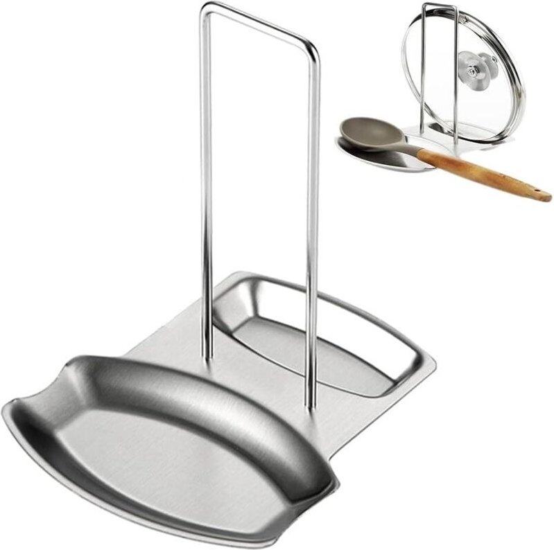 Tigrezy - Deckelhalter, Deckel- und Löffelhalter, Deckelhalter, Löffeldeckel-Organizer, praktischer Deckelhalter, Edelst...