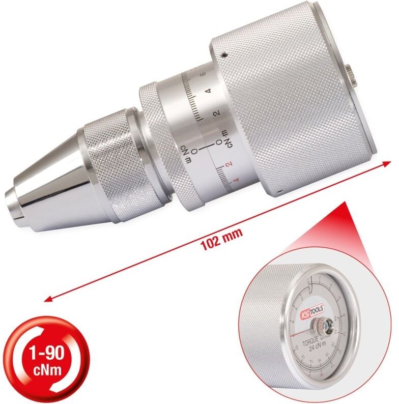 Kstools - ks Tools Präzisions-Drehmoment-Prüfgerät, 10-90cNm