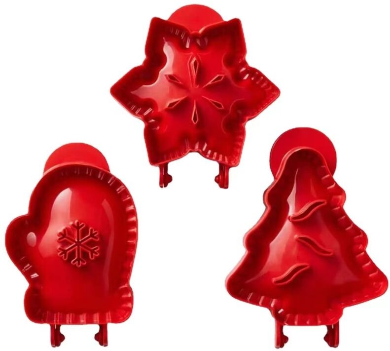 Stück Mini-Weihnachtskuchenformen, handgefertigte Taschenkuchenform, handgefertigte Kuchenform für Weihnachtsfeiern, Bac...