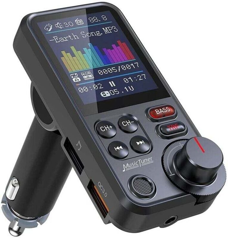 Bluetooth 5.0/DC9-28V BT93 Drahtloser MP3-Musik-Player FM-Transmitter Audio-Ladegerät Auto-Freisprecheinrichtung MP3-Mus...