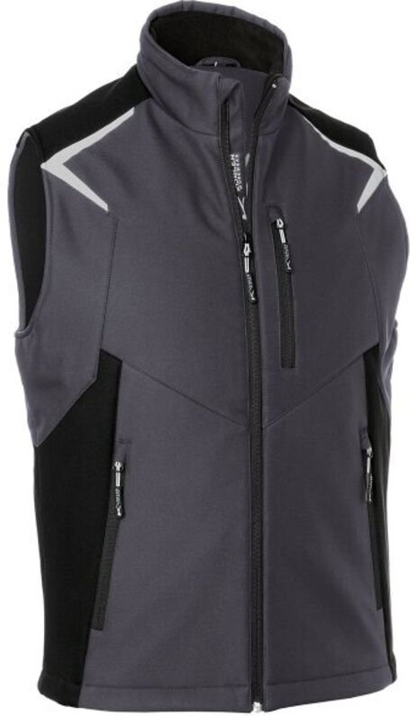 Thumbnail - Kübler Softshell Weste bodyforce 7125 anthrazit/schwarz Gr. xl
