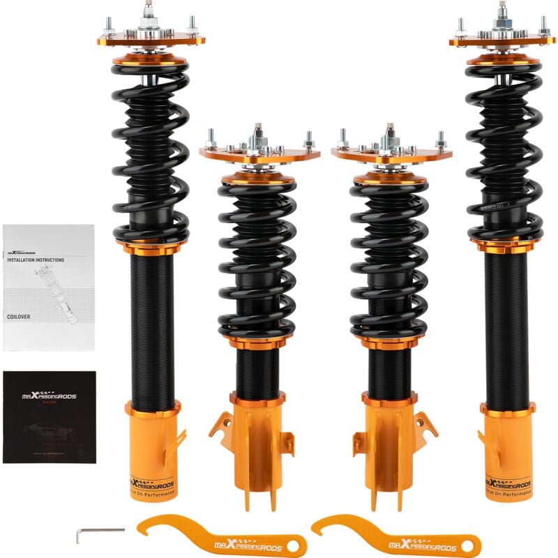 24 Ways Dämpfer Höhenverstellung Gewindefahrwerk for Subaru Impreza wrx sti gdb