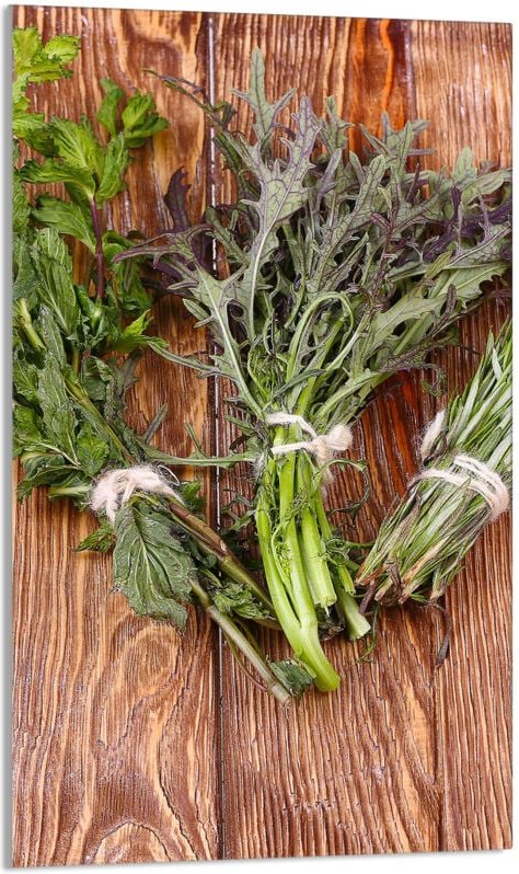 Glasschneidebrett 30x52 Rosmarin