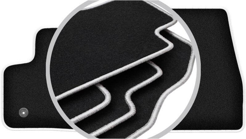 CARLUX-SILVER Autofußmatten für: Ford Transit Connect Kastenwagen (2013-2017)