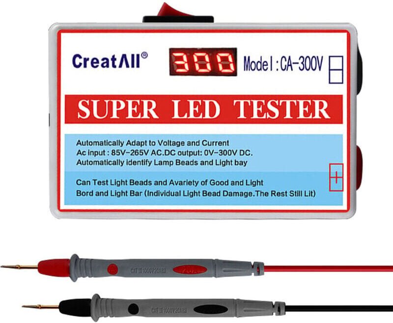 CA-300V Tragbarer LED-Lampenperlen-Lichtbalken-TV-Hintergrundbeleuchtungstester LED-Streifenperlen-Lampenpanel-Testwerkz...