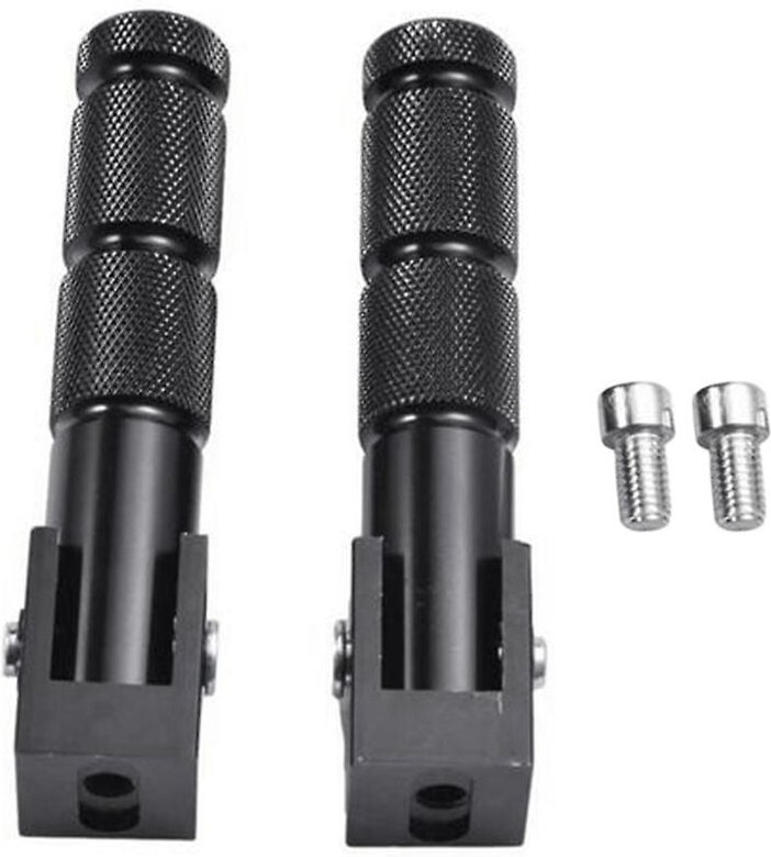 Woosien - 8mm Motorrad Geändert Fußrasten Aluminium Klapp Pedal Universal Motorrad Fußrasten Motorrad Ac