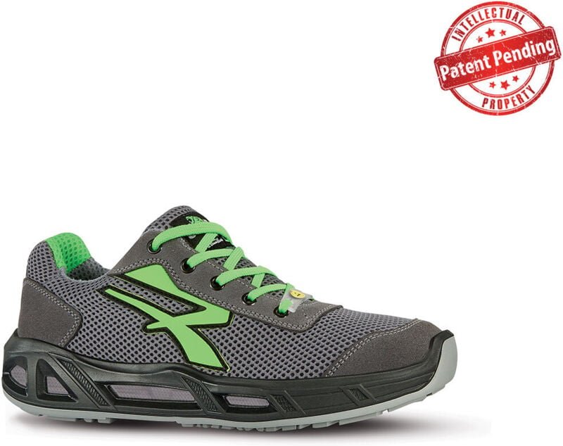 Thumbnail - Sicherheitsschuhe niedrig SUMMER CARPET ESD S1P SRC - Grau/Grün 48
