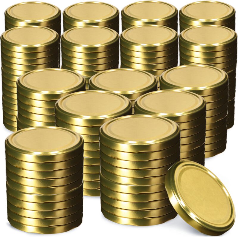 200x Glasdeckel Fi 82 Kappen für Gläser Deckel Konserven - Kadax