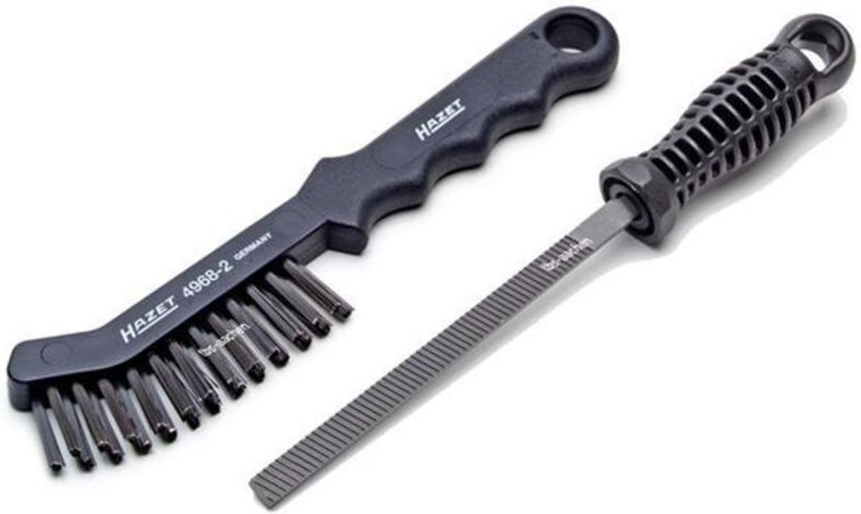 Hazet 4968-Set Bremssattelbürste und Feile