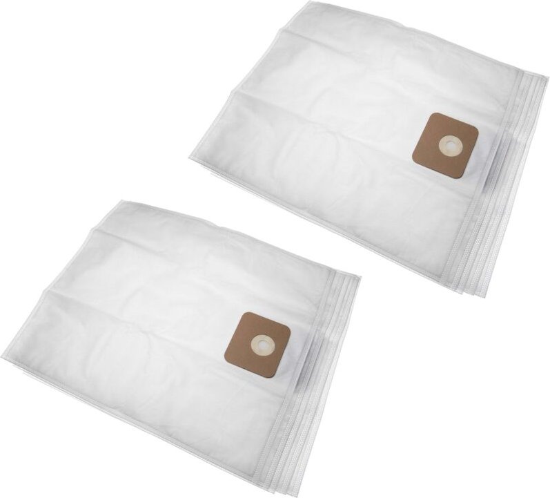 10x Staubsaugerbeutel kompatibel mit Nilfisk Multi ii 30 t Inox vsc Staubsauger - Mikrovlies, 54,15cm x 49.5cm, Weiß - V...