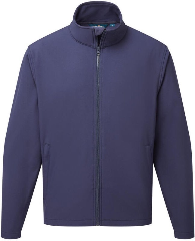 Softshell-Jacke Herren Print & Promo (2 Schichten) Marine 4XL