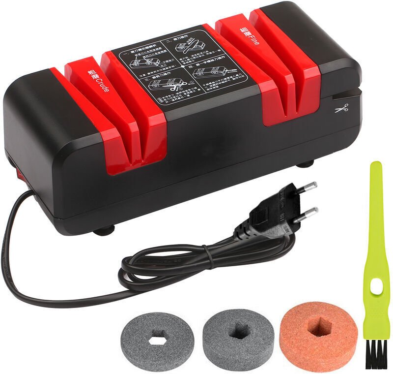 Elektrischer Spitzer, Multifunktions-Schärfgerät, automatischer Spitzer, mit Schrägschnitt für grobe und feine Rillen vo...