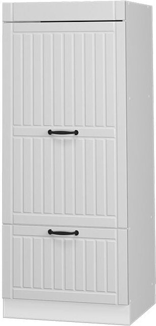 Vicco - Mikrowellenschrank Fame-Line, Weiß Landhaus, 60 cm