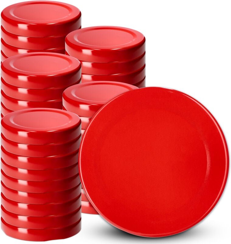 Deckel fi58 Packung 50 Stück rot - Kadax