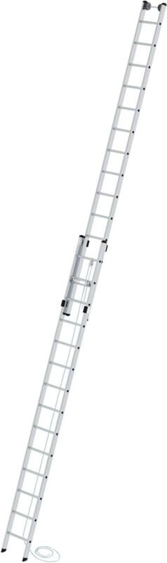 Günzburger Steigtechnik - Sprossen-Seilzugleiter 2tlg. ohne Traverse 2 x 14 Sprossen - 021214