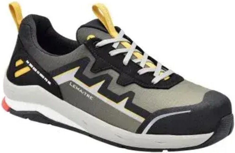 Sicherheitsschuhe flach AIR 200 S3S ESD SR - Khaki-Grün 49