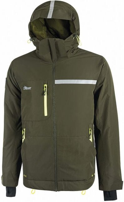 Thumbnail - Winter-Arbeitsjacke wasserdicht WINK - Dunkelgrün 5XL