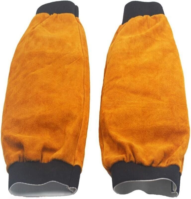 Spezielle spritzwassergeschützte und durchstichfeste Lederärmel zum Schweißen und Gärtnern, verbrühungssichere, wärmeiso...