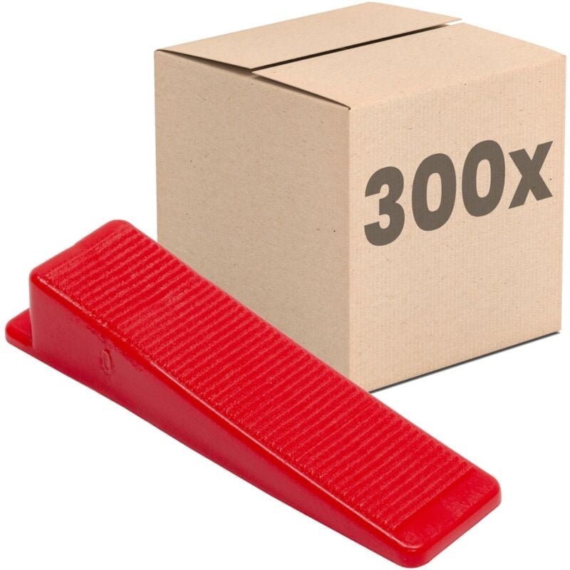 Thumbnail - Fliesen Nivelliersystem, Verlegehilfe Set, Fliesenleger Werkzeug - 300 Keile - Dalsys