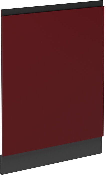 Geschirrspülblende R-Line, Rot, 60 cm ohne Arbeitsplatte Vicco