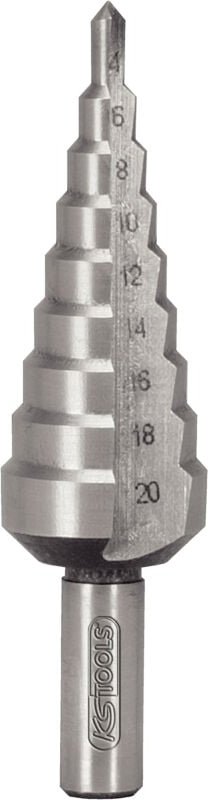 Gestufte HSS-Doppelkantfräser 20 mm