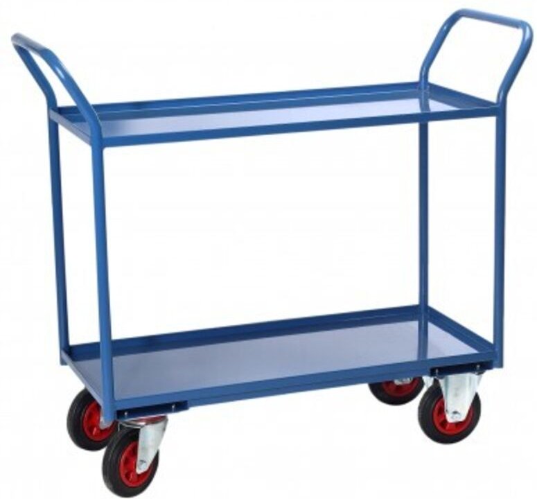 Tischwagen mit 2 Etagen aus Blech 935 x 435 mm 400 kg Fimm 880000552