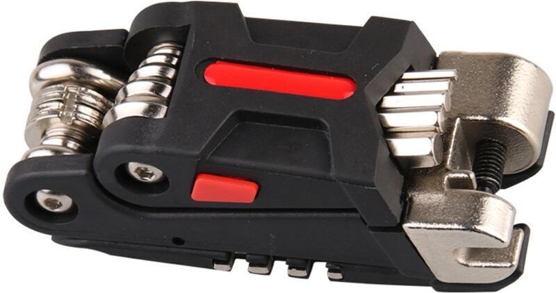 Fahrradreparatur-Werkzeugsätze, multifunktionales leichtes Fahrradreparaturset für die Fahrradreparatur, schwarz, eintei...