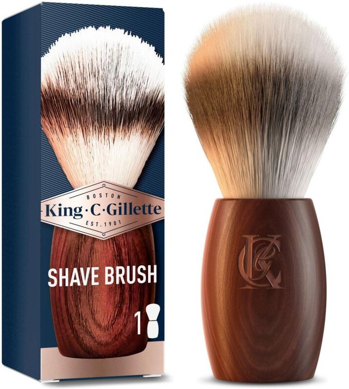 Shaving brush - shaving brush with wooden handle