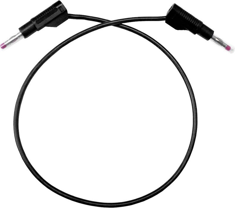 Mueller Electric - BU-P4911B-24-0 Messleitung Bananenstecker Bananenstecker 0.6 m Schwarz 1 St.
