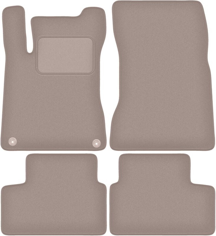 Beige Veloursmatten für: Mercedes CLA II C118 Limousine (2019-)