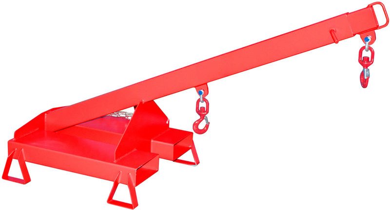 Bauer Lastarm LAT 25-1,0, lackiert, Feuerrot