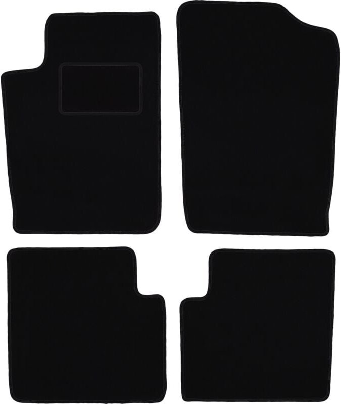 Schwarze Veloursmatten für: Citroen Xsara Break, Kombi, Fließheck (1997-2006)