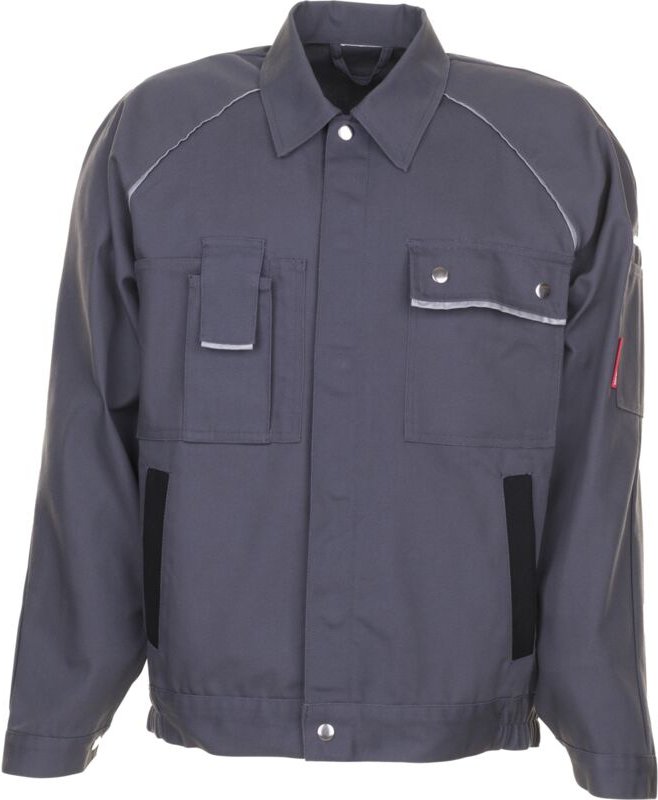 Bundjacke Canvas 320 Gr.48 grau/schwarz Planam