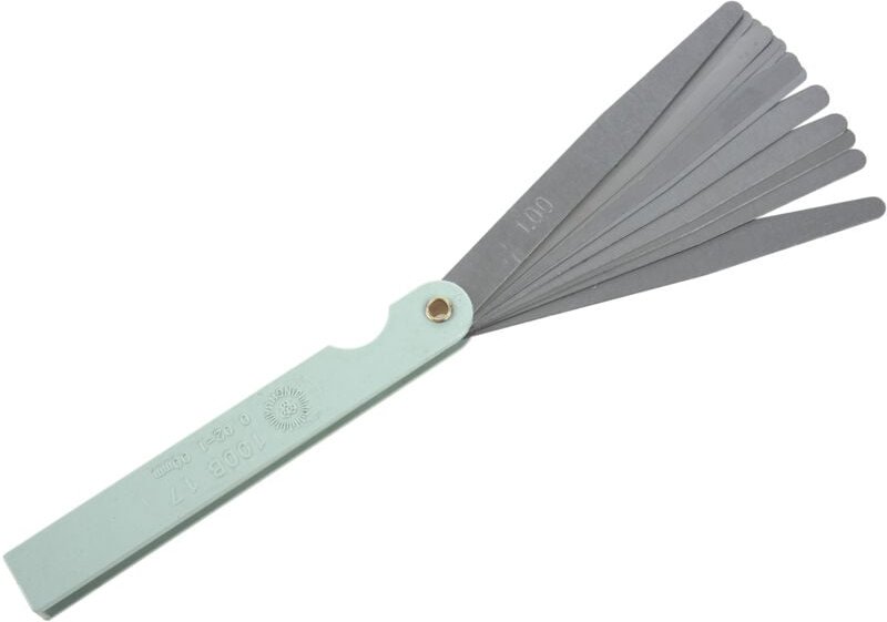Thumbnail - Neu 0,02 Zu 1mm 17 Klinge Dicke Lücke Metric Füllstoff Fühlerlehre Messen Werkzeug