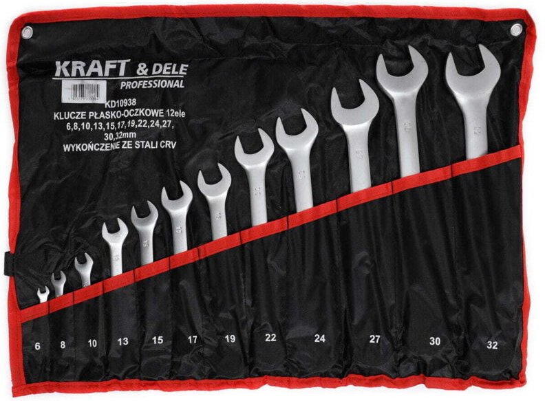 Ring-Maulschlüssel 12-tlg. KD10938