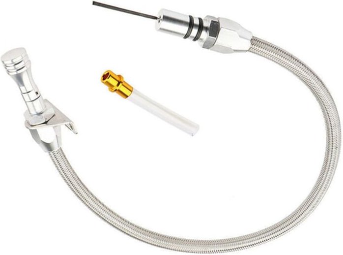 Tlily - Firewall Mount Übertragung Edelstahl Rohr für 4l80e 4l60e Th350 Th400 Turbo 700R4